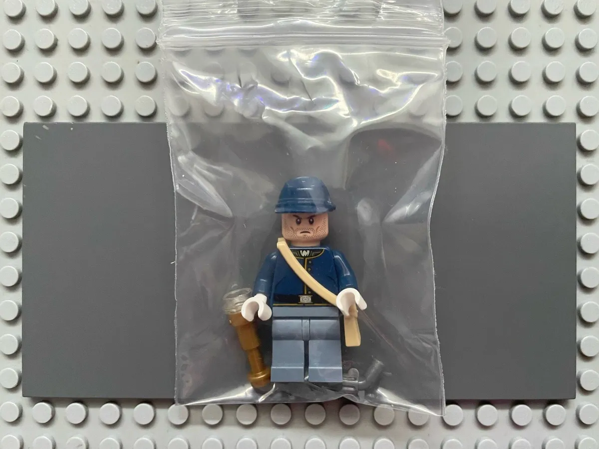 lego Lone Ranger tlr020 Cavalry Soldier minifigure - Image 3