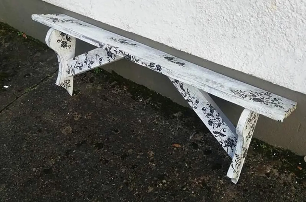 Rustic Floating Stove Mantle / Shelf - Image 3