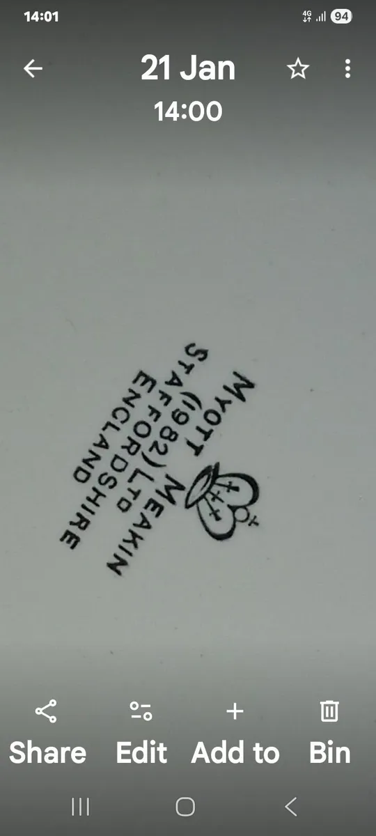 MYOTT MEAKING 1982 SET OF WARE - Image 2