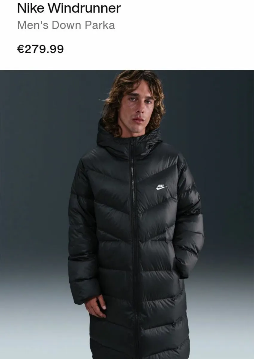 Mens nike parka jacket jd sports - Image 1