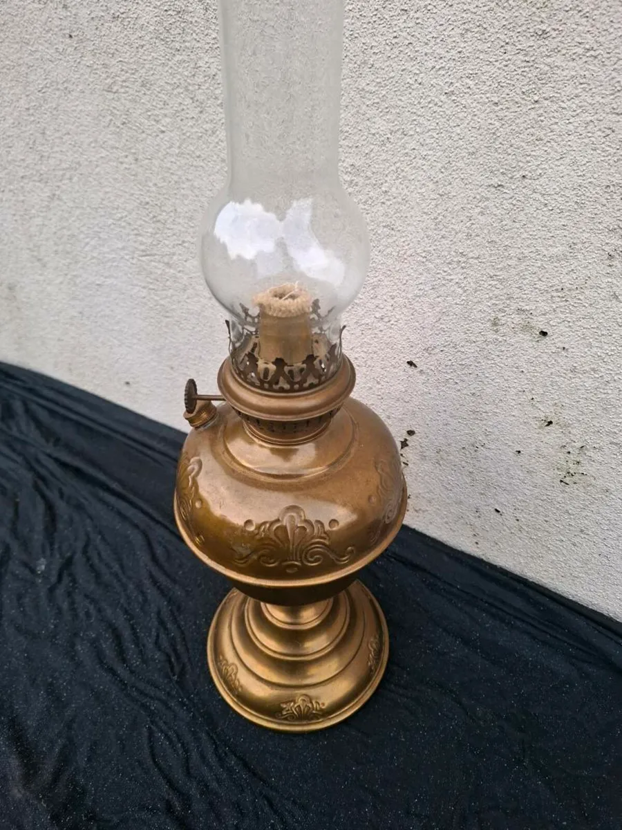 Brass parafin lamp - Image 2