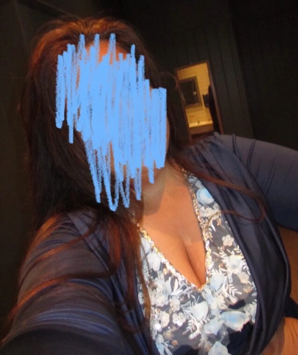 Blue embellished dress - Image 2