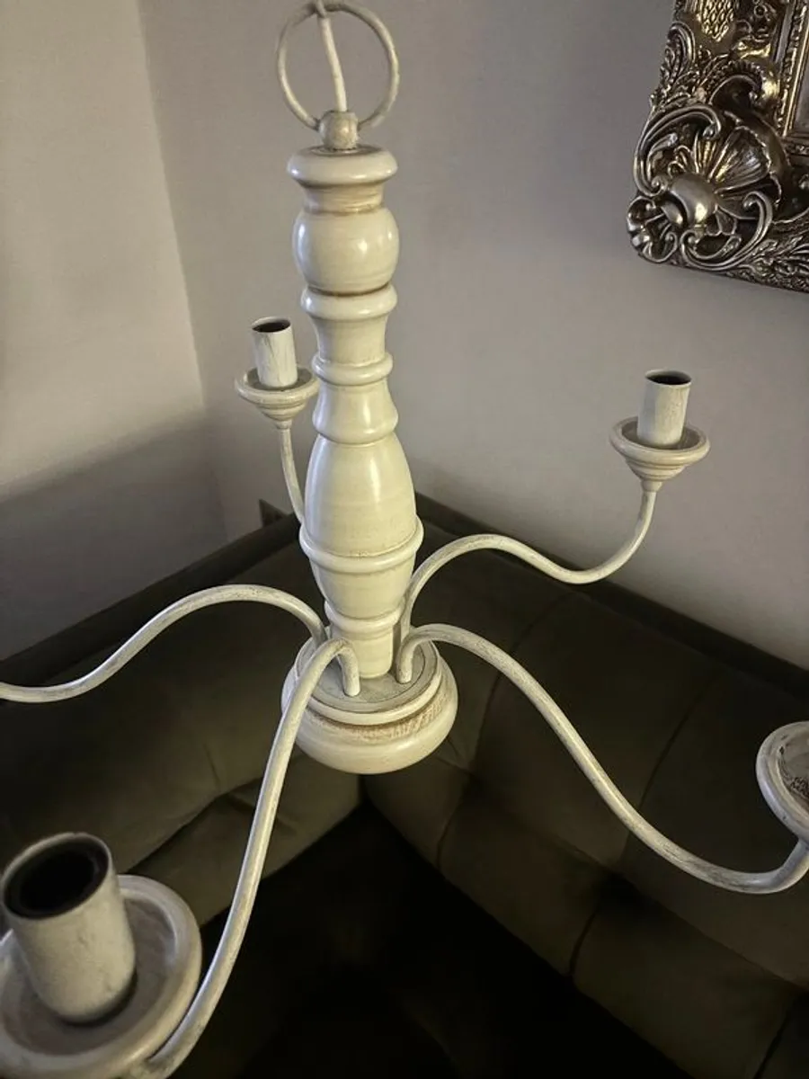 Laura Ashley Chandelier - Image 1