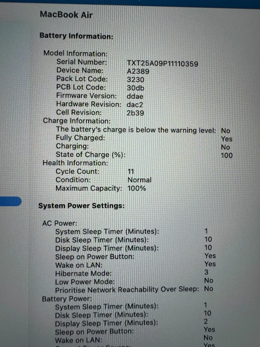 MacBook Air 2020 M1 13.3" Laptop - Image 3