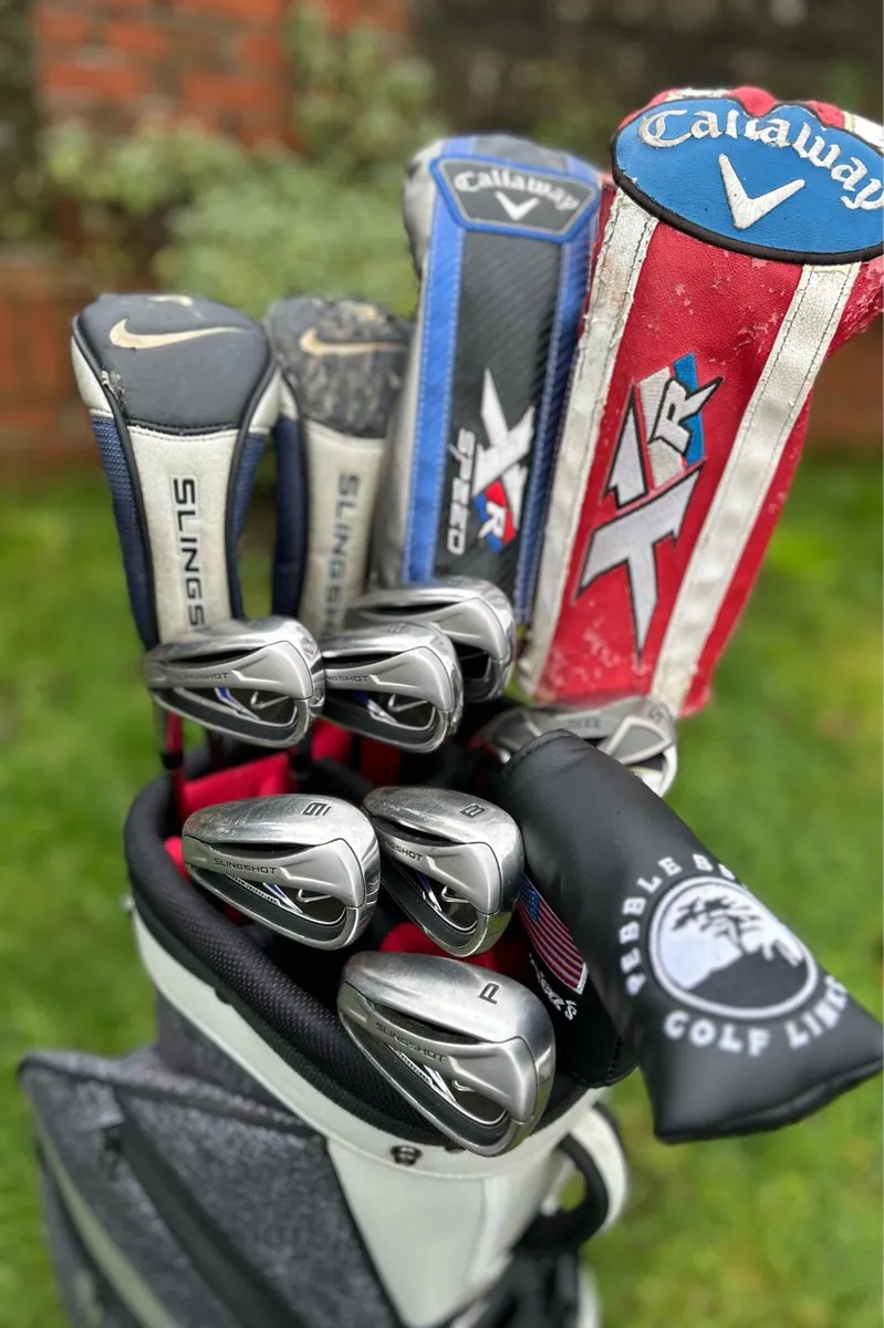 Full set of left handed golf clubs - Image 1