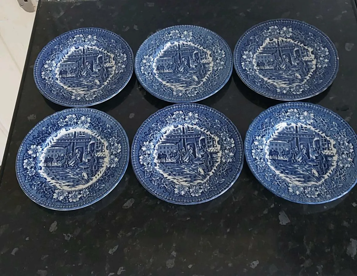 Six Royal Staffordshire side plates - Image 1