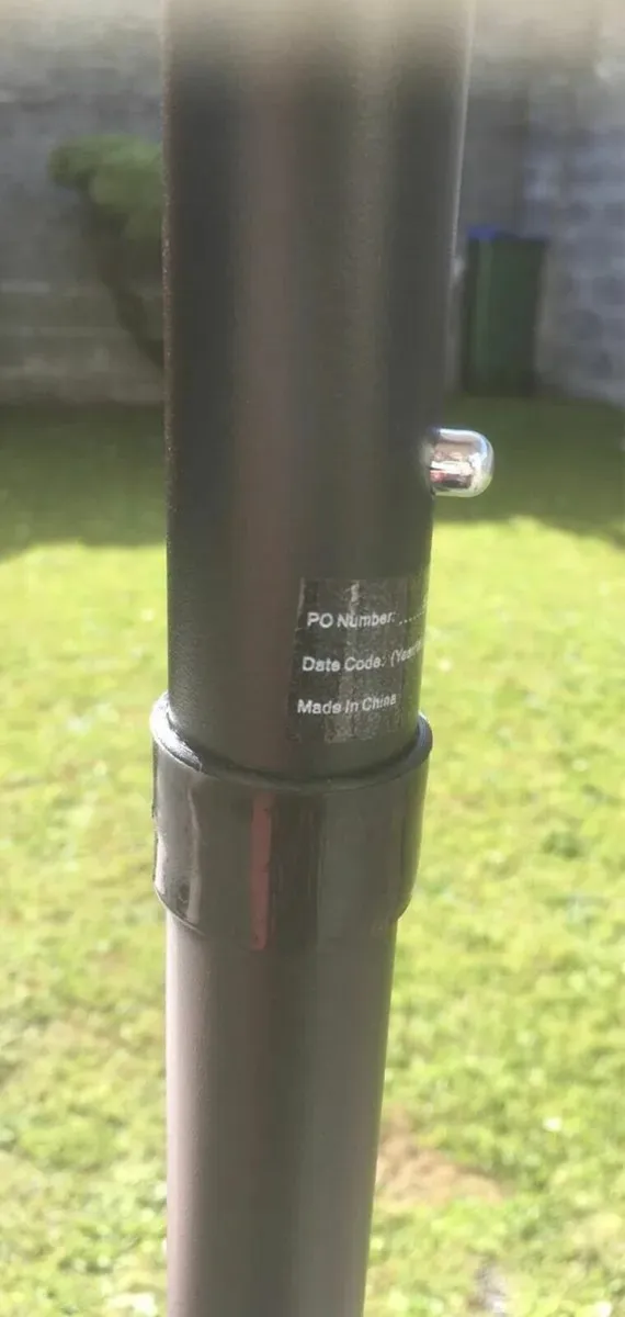 BRAND NEW Parasol 1.8Metre with Tilt Facility Grey - Image 4