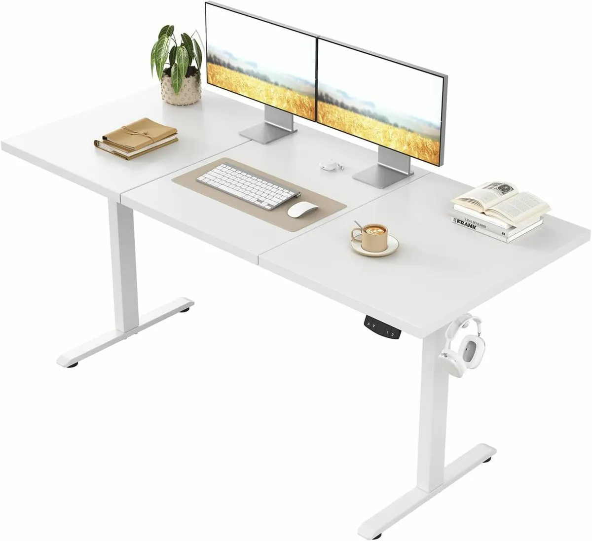 Height-Adjustable Desk Electric Sit-Stand Office - Image 1