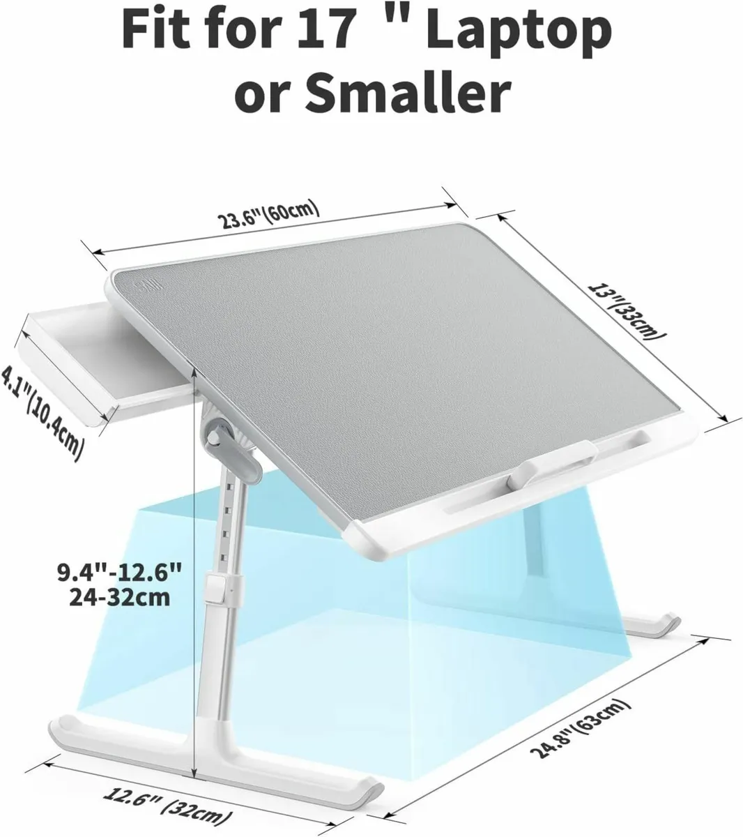 Laptop Bed Table 100% Eco-friendly wooden planks - Image 2