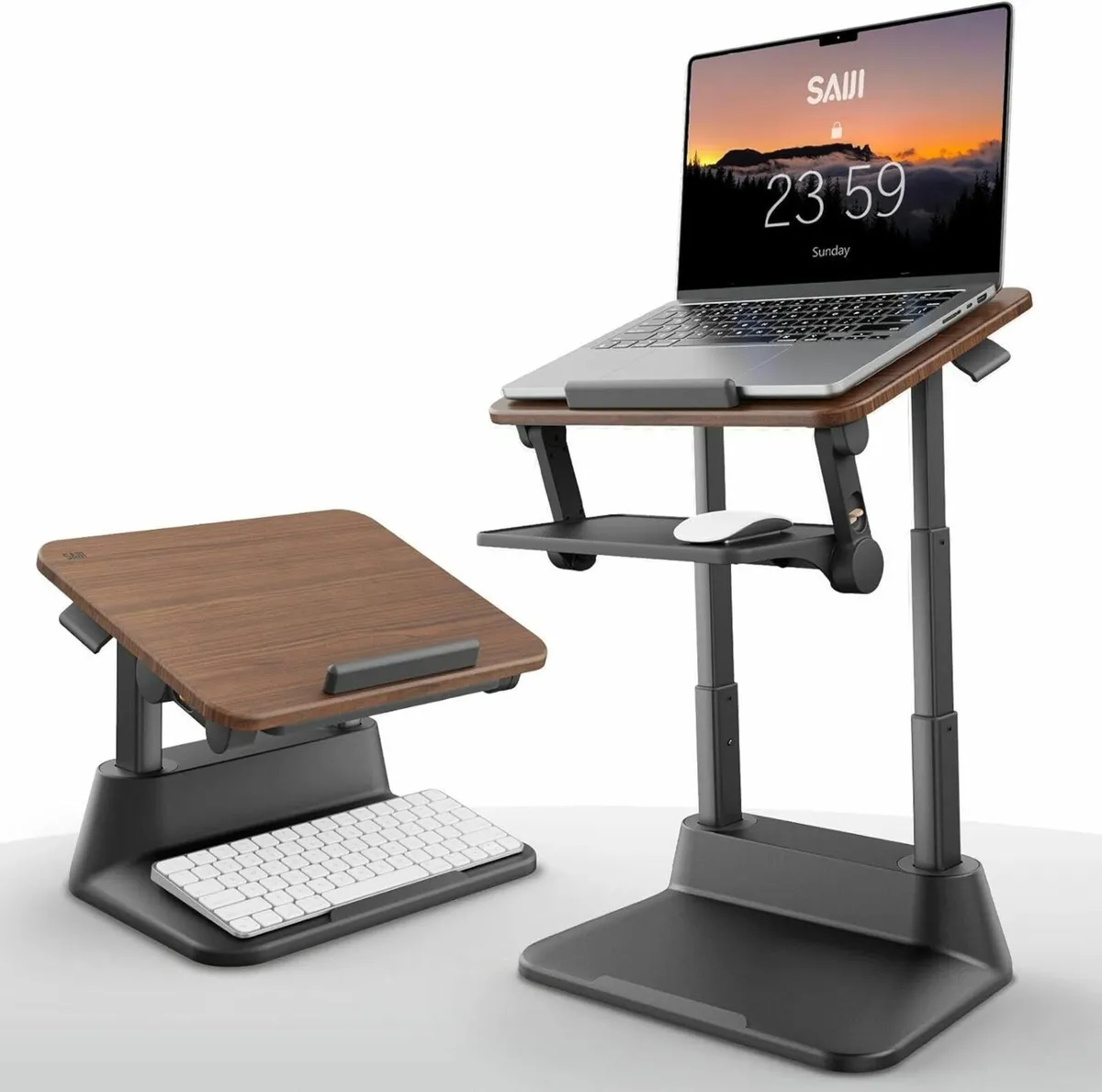 Standing Laptop Stand for Desk Stable Riser with - Image 1