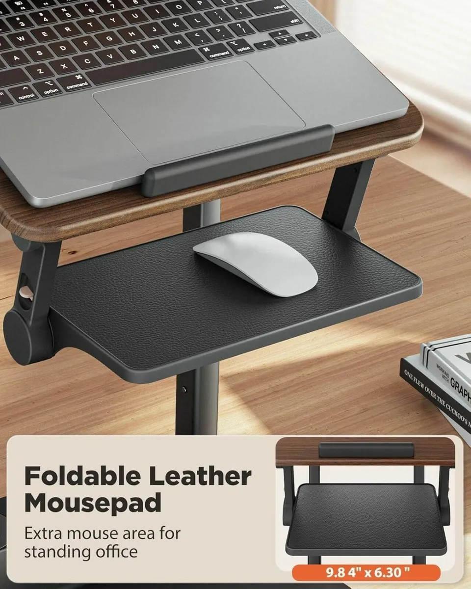 Standing Laptop Stand for Desk Stable Riser with - Image 4