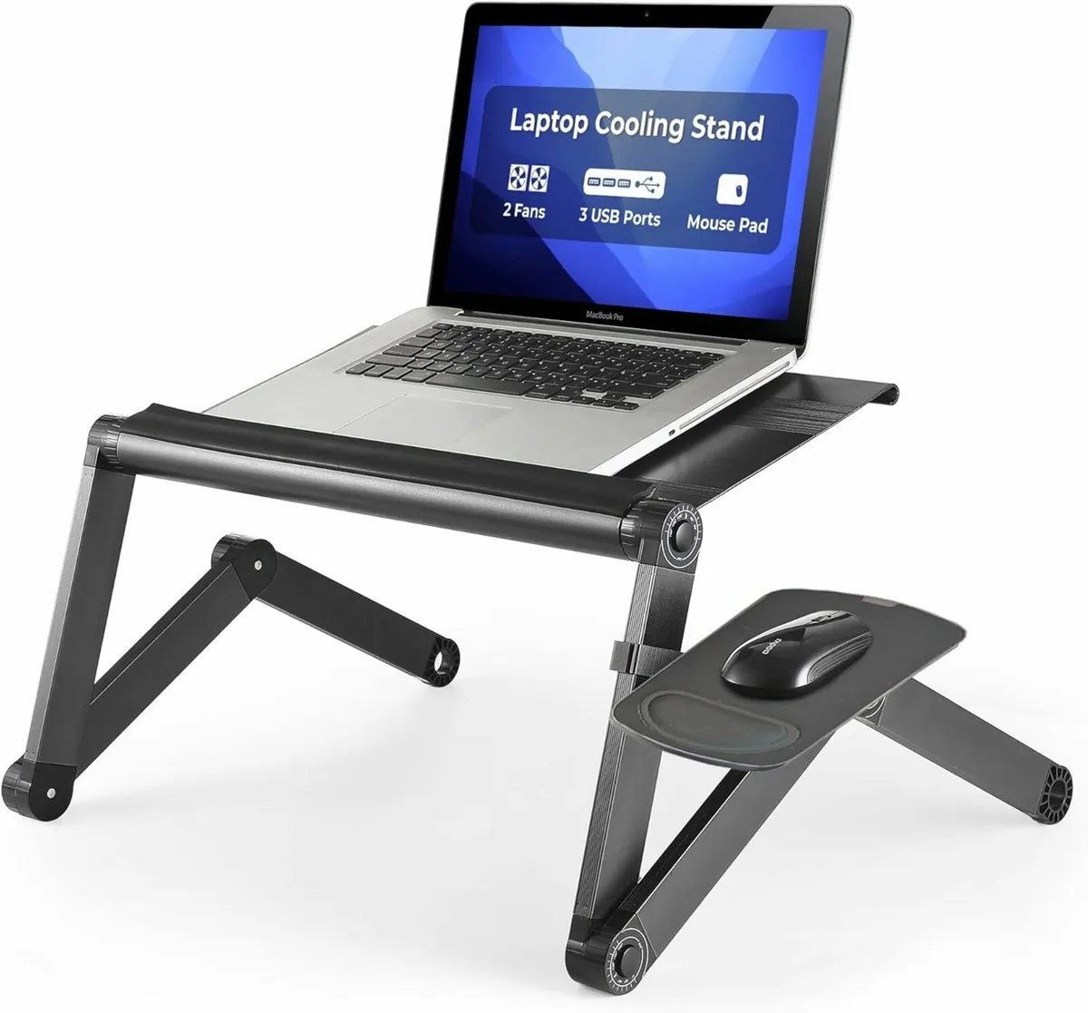 WorkEZ Cool Adjustable Laptop Stand Ergonomic Lap - Image 1
