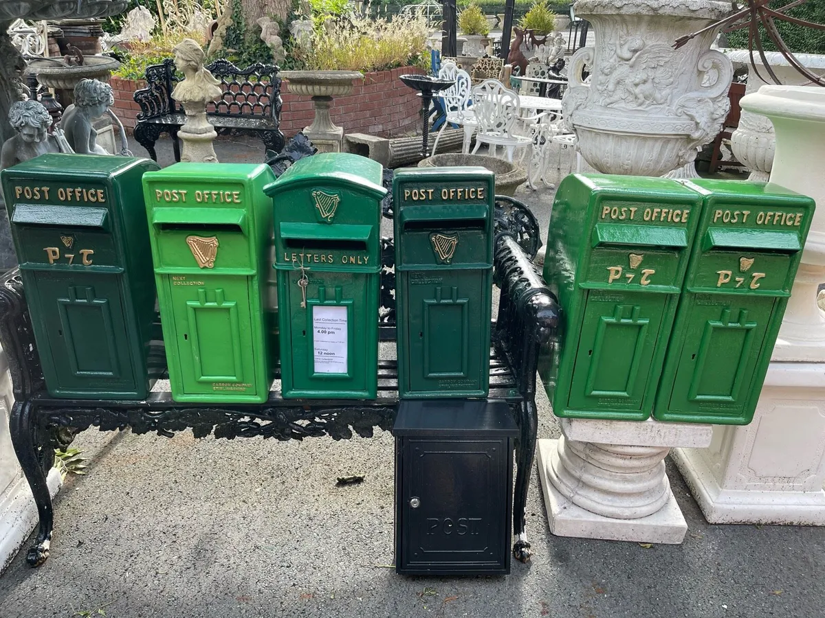 Irish post box building into wall - Image 1