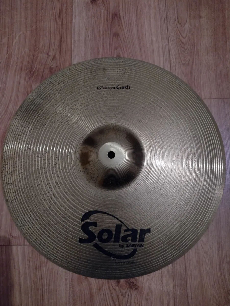 Sabian Solar Crash Cymbal.