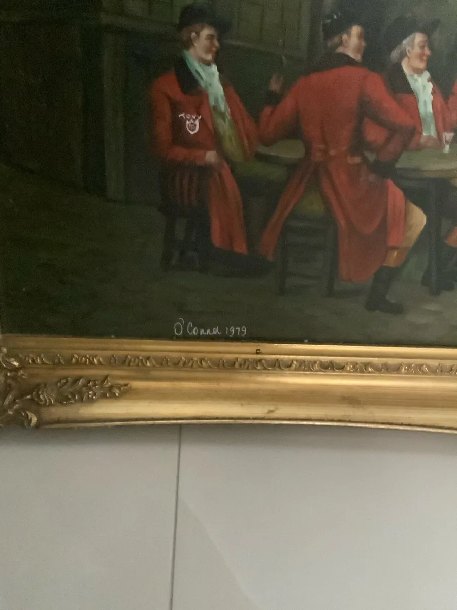 Vintage antique painting - Image 4