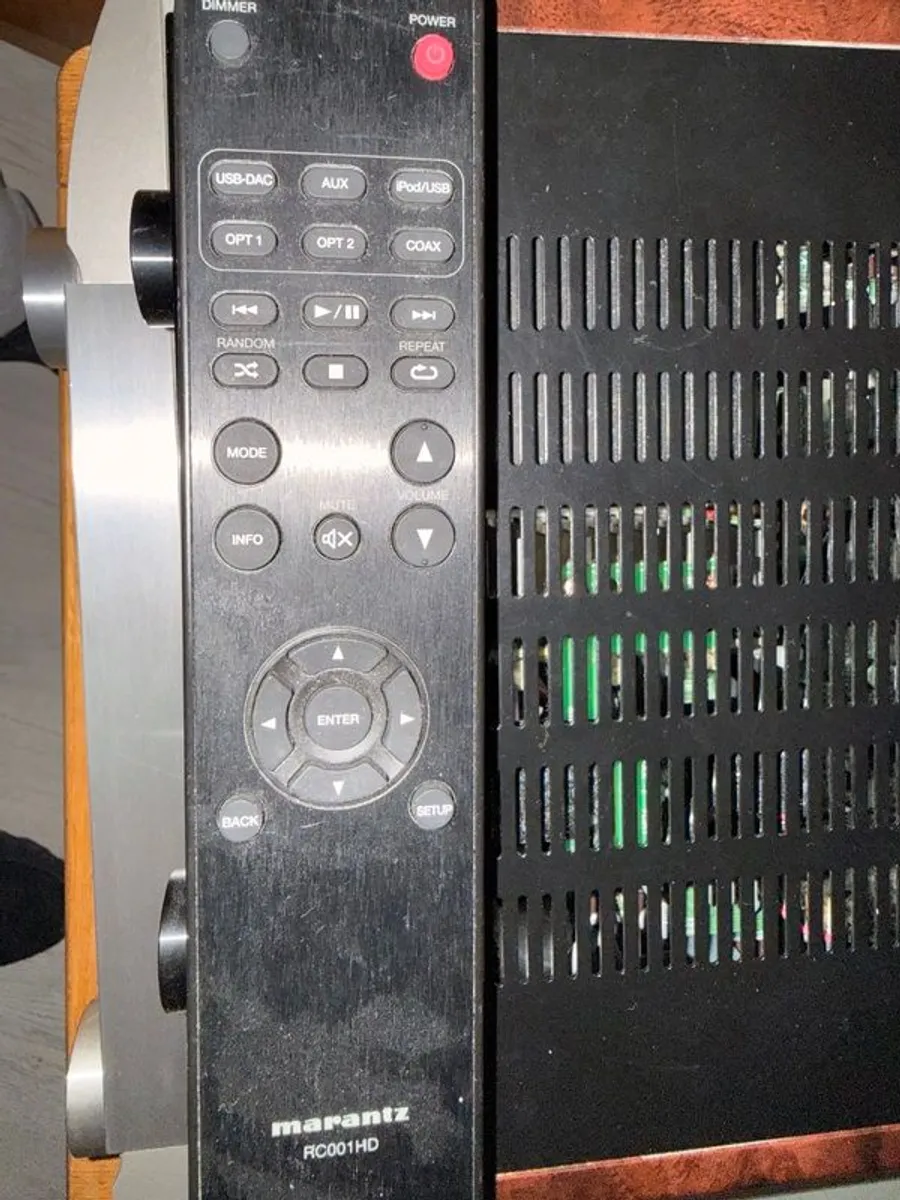 Marantz HD-DAC1 Headphone Amplifier & DAC  Walnut Burl Original Remote - Image 3