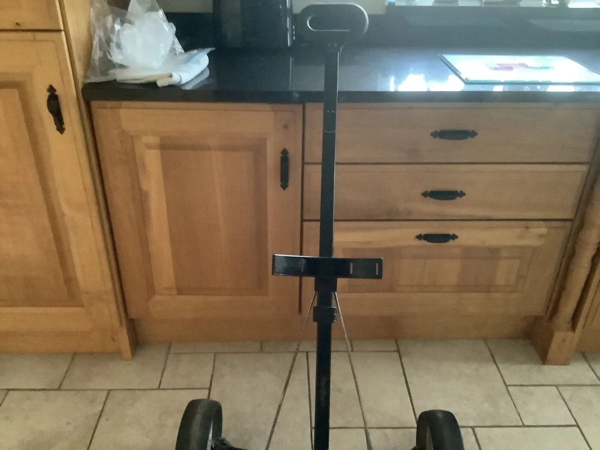 Golf clubs with bag and trolleys - Image 4