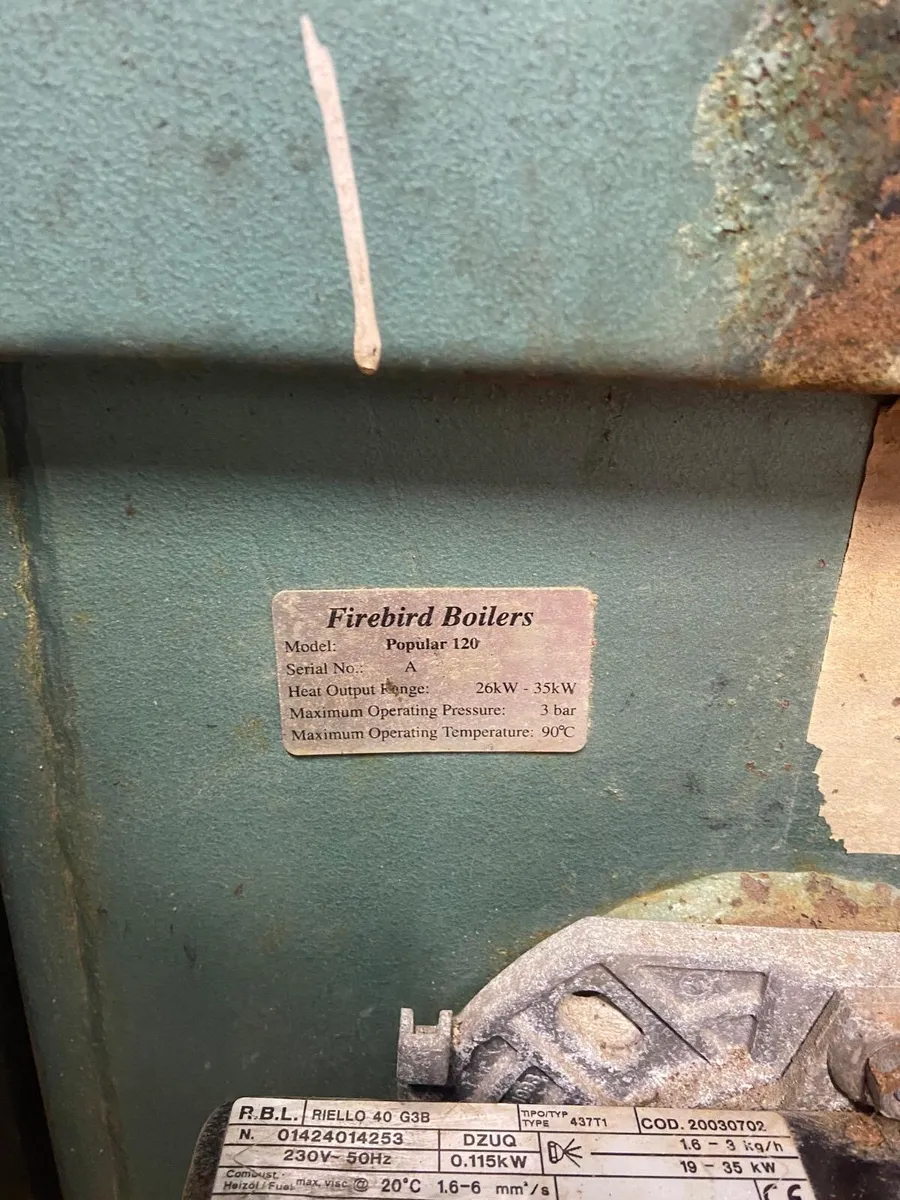 Firebird Popular 120 boiler - Image 2