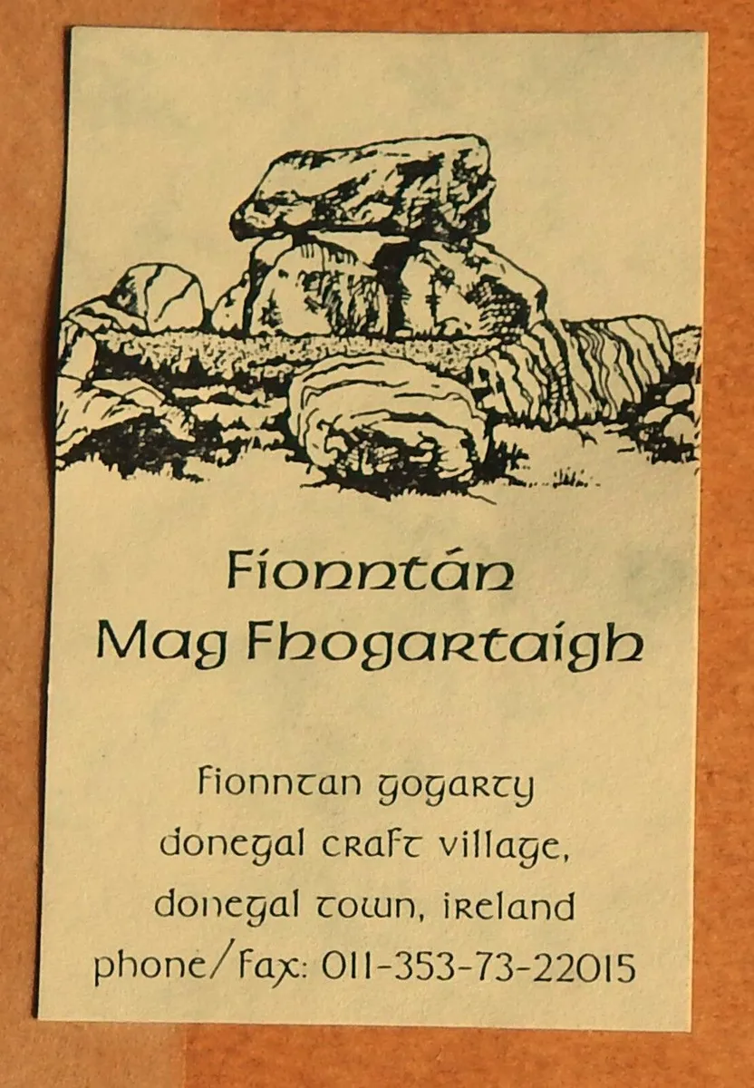Signed Batik Art Work by Fionntan Gogarty - Image 4