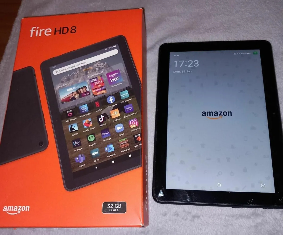 Amazon tablet Fire HD 8 32GB Black - Image 1