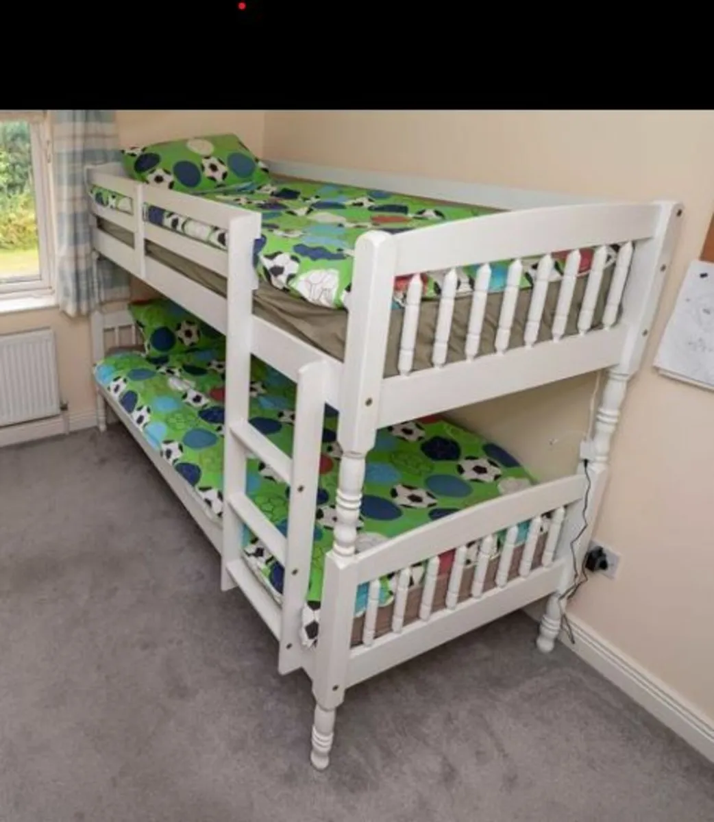 White Bunk Bed