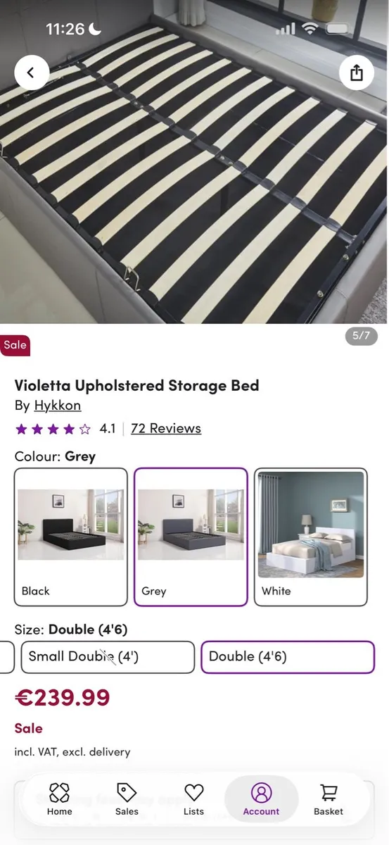 brand new wayfair ottoman bed - Image 2