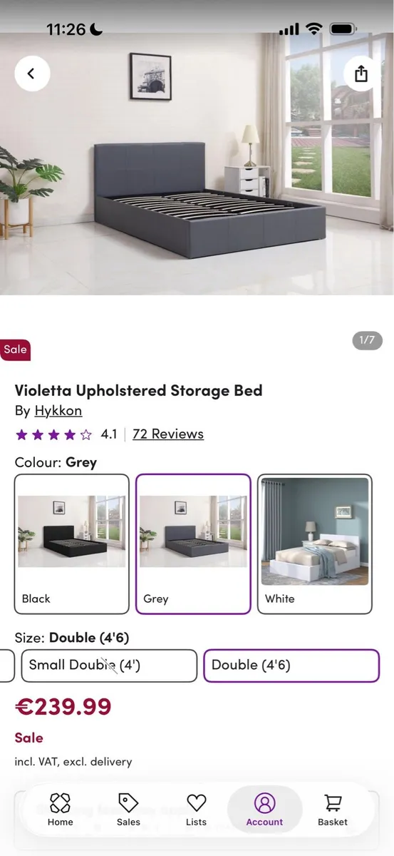 brand new wayfair ottoman bed - Image 4