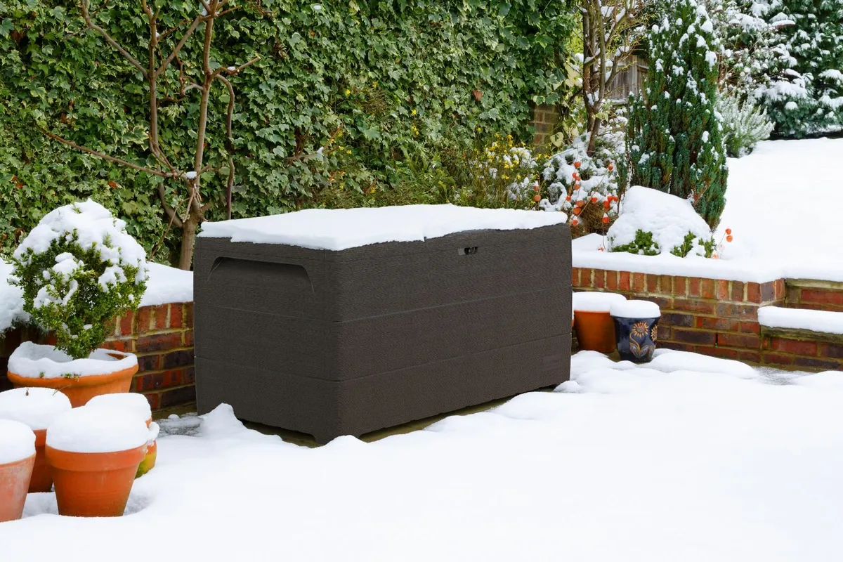 🌟 Durabox 416L Patio Storage Box – Brown - Image 4