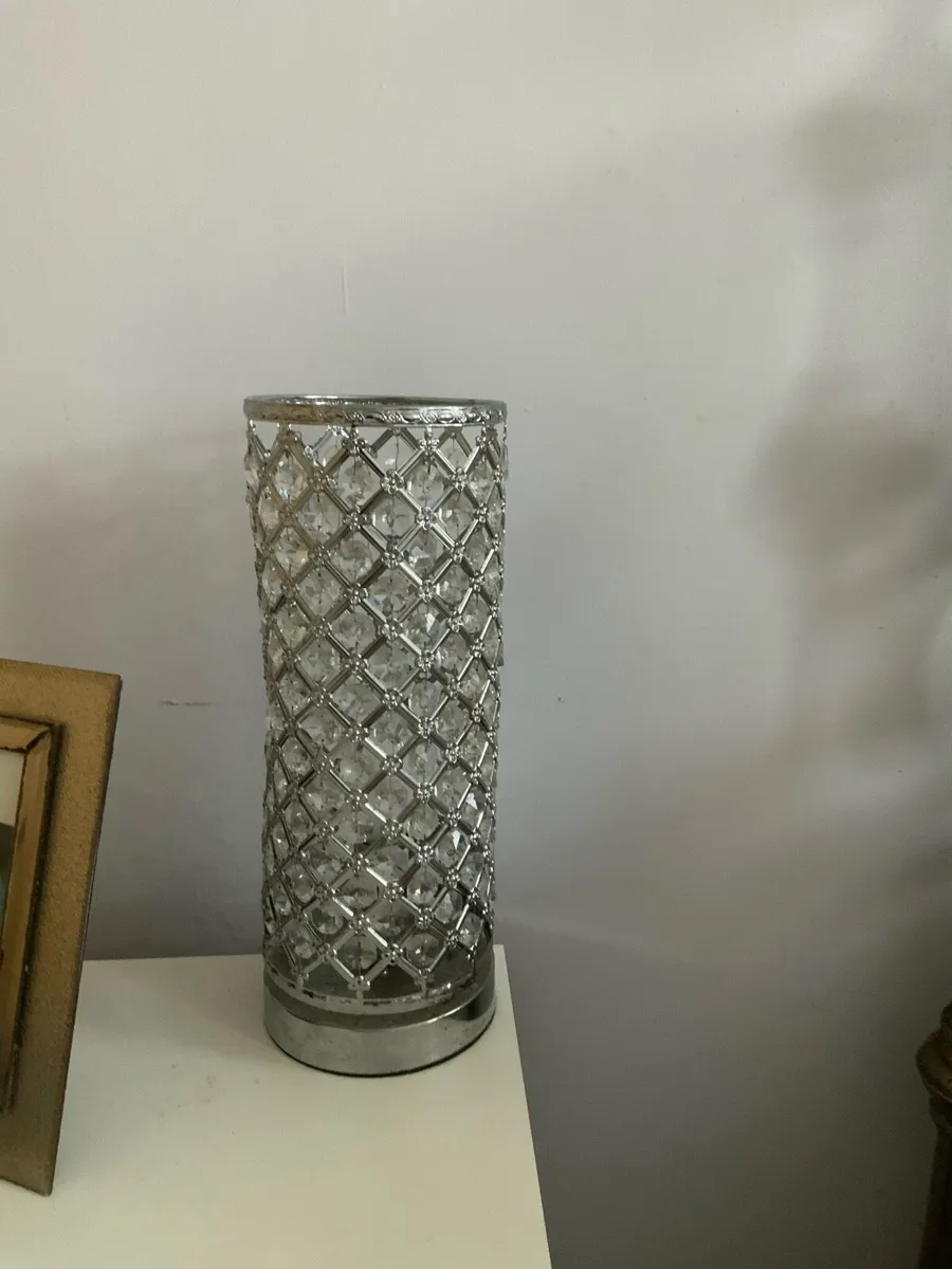 2 Diamanté lamps - Image 1