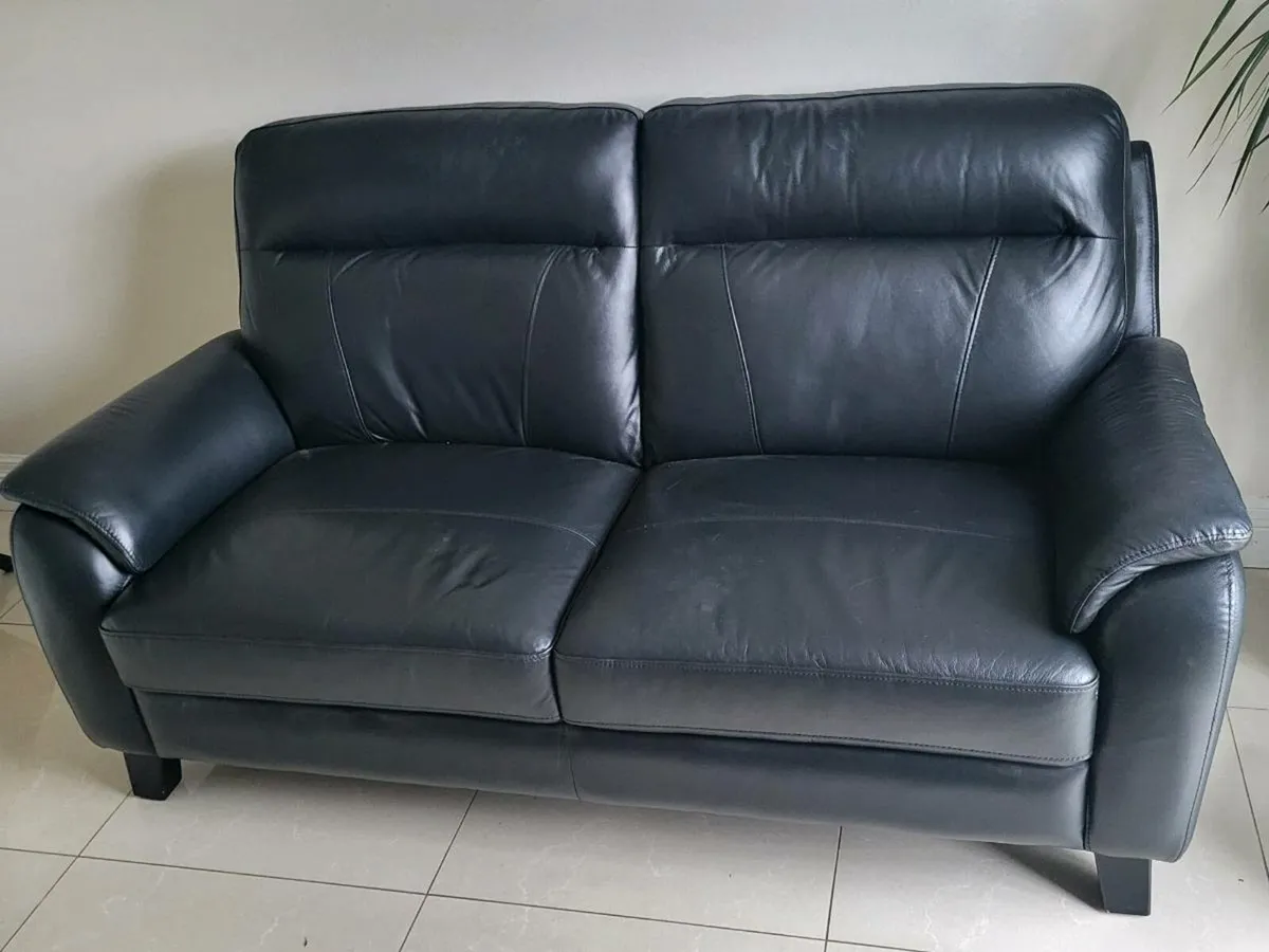 Leather Couch - Image 1