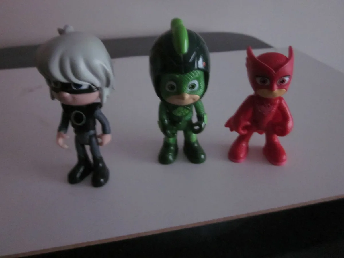 Disney PJ Masks Action Figures X3 - Image 1