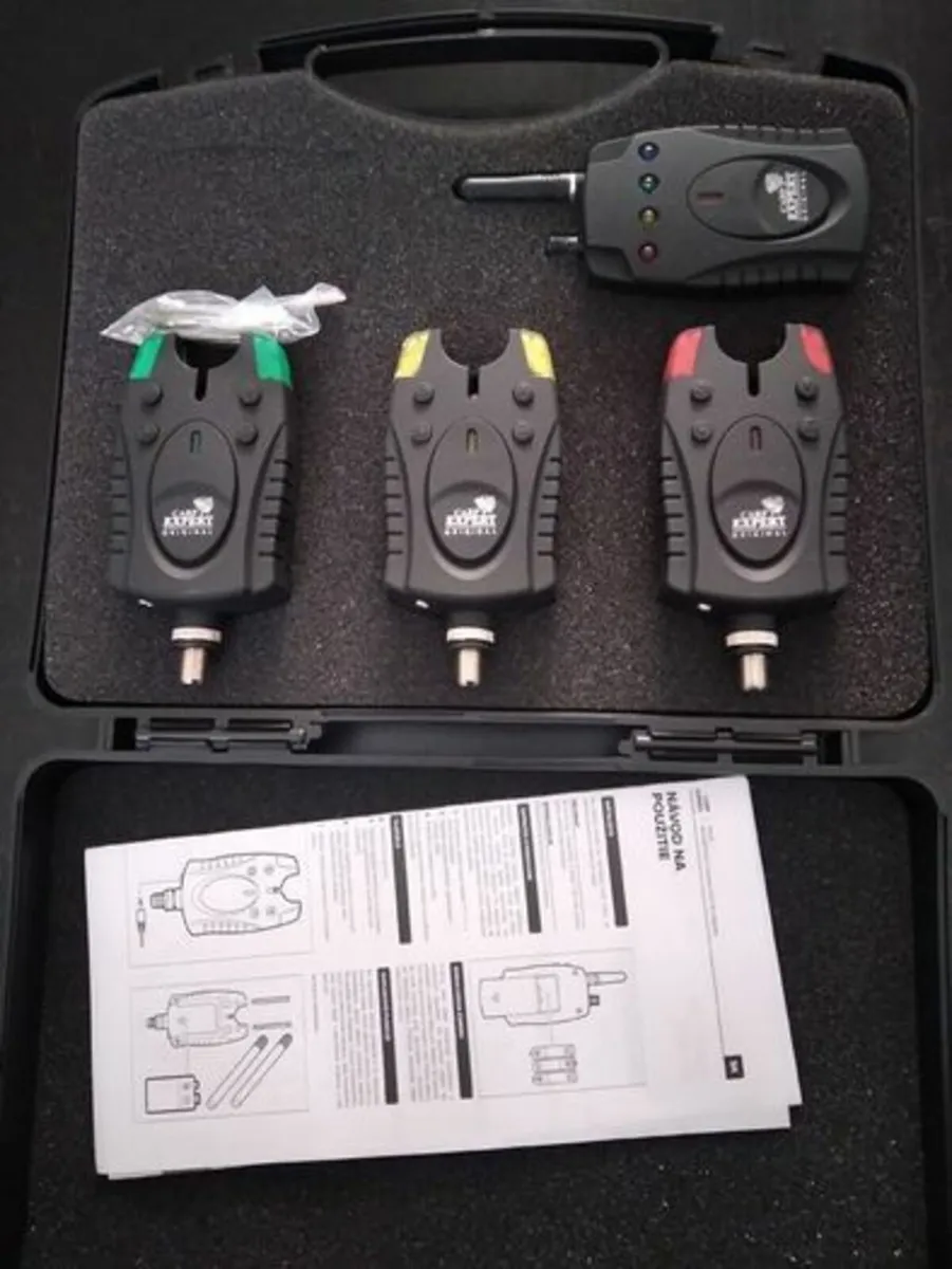 CARP EXPERT PIAVE Wireles Bite Alarm Set 3+1 & 4+1 - Image 1