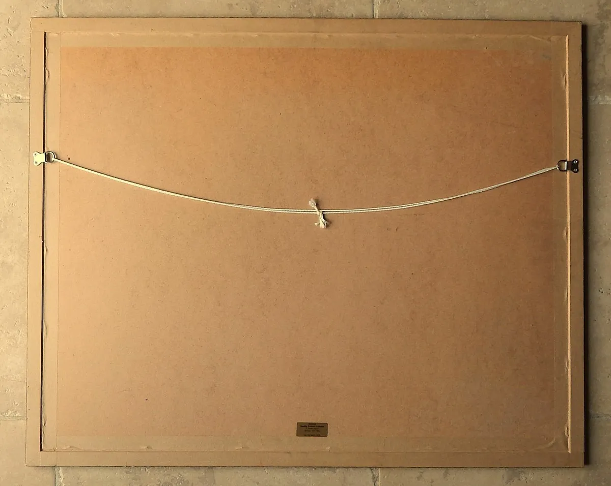 Large Signed Canvas Painting of Mythical Scene - Image 4