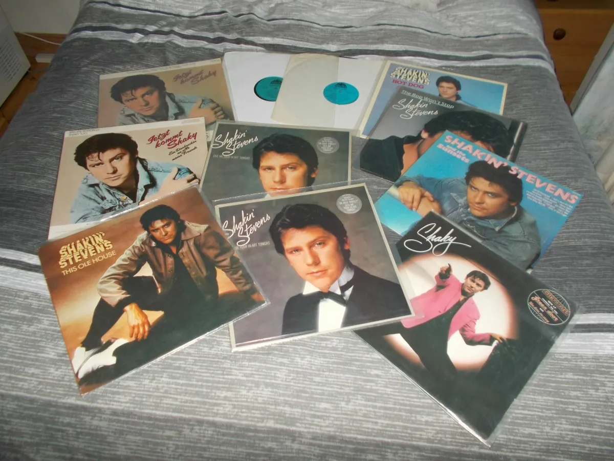 Job Lot of Shakin' Stevens Albums - Image 1
