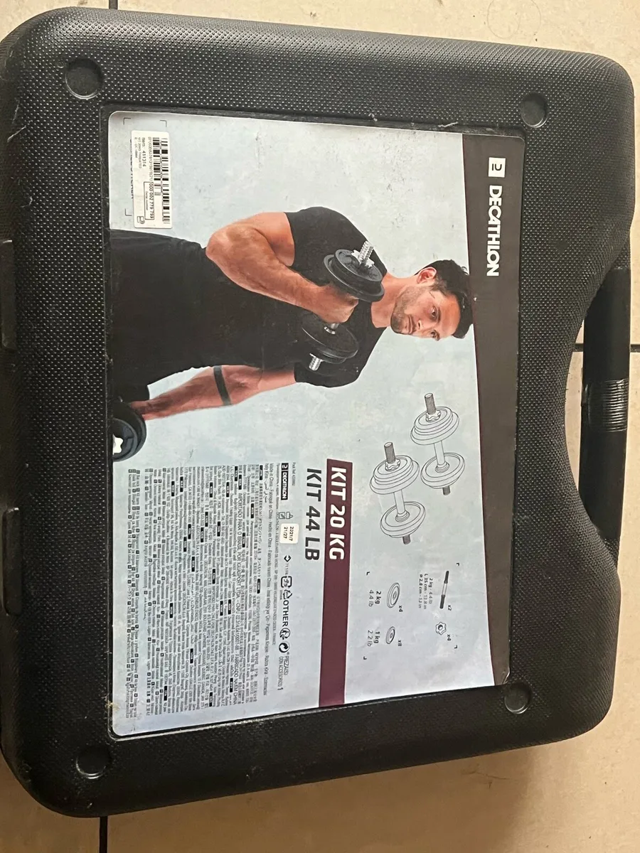 Decathlon 20 kg Weight Training Dumbbell Kit - Image 1