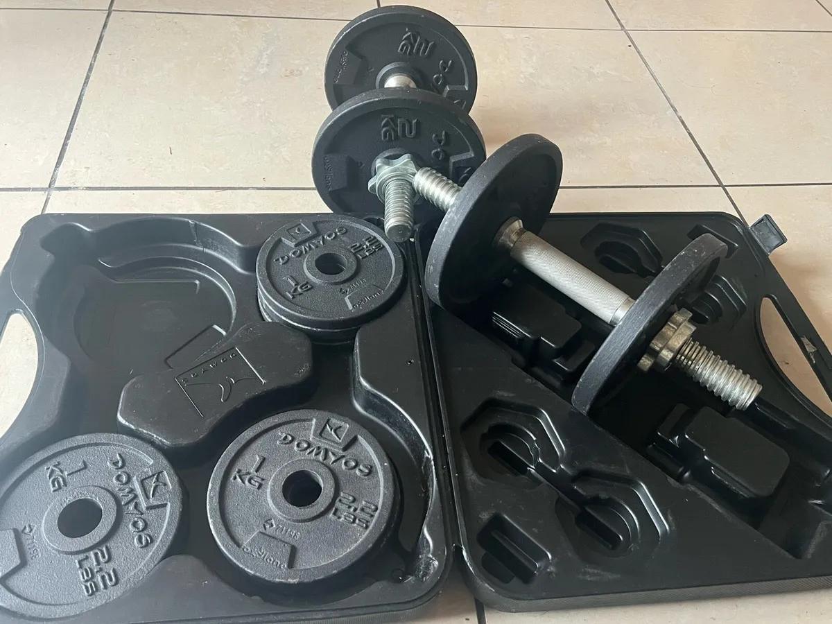 Decathlon 20 kg Weight Training Dumbbell Kit - Image 2