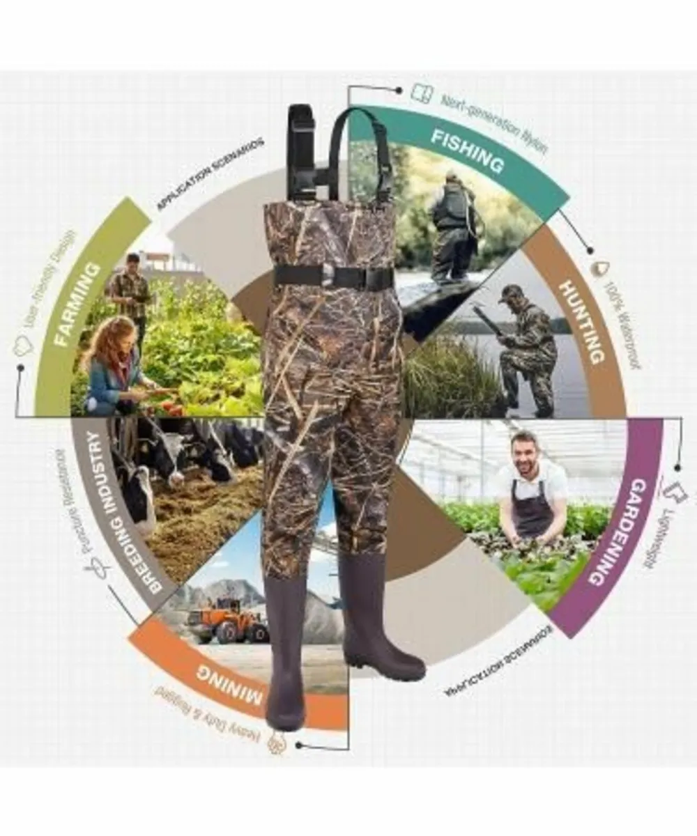 Chest Waders Camo 0 Waterproof - Image 3