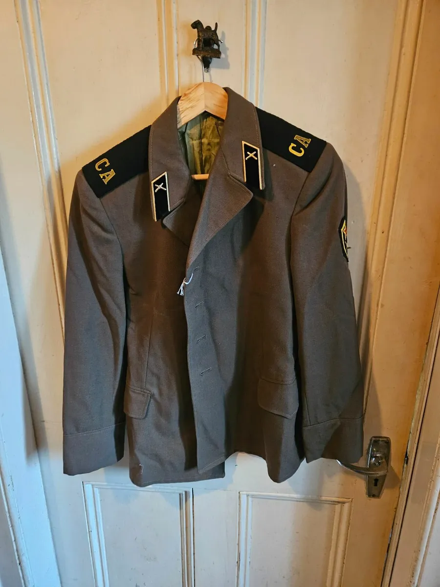 Vintage Russian Army Military Jacket - Image 1