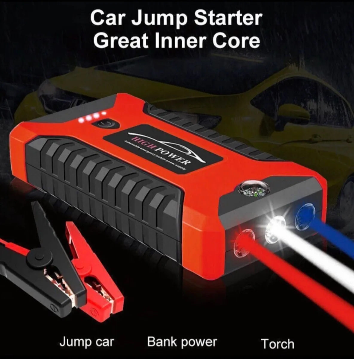 Car Battery Emergency Jump Starter NEW - Image 4