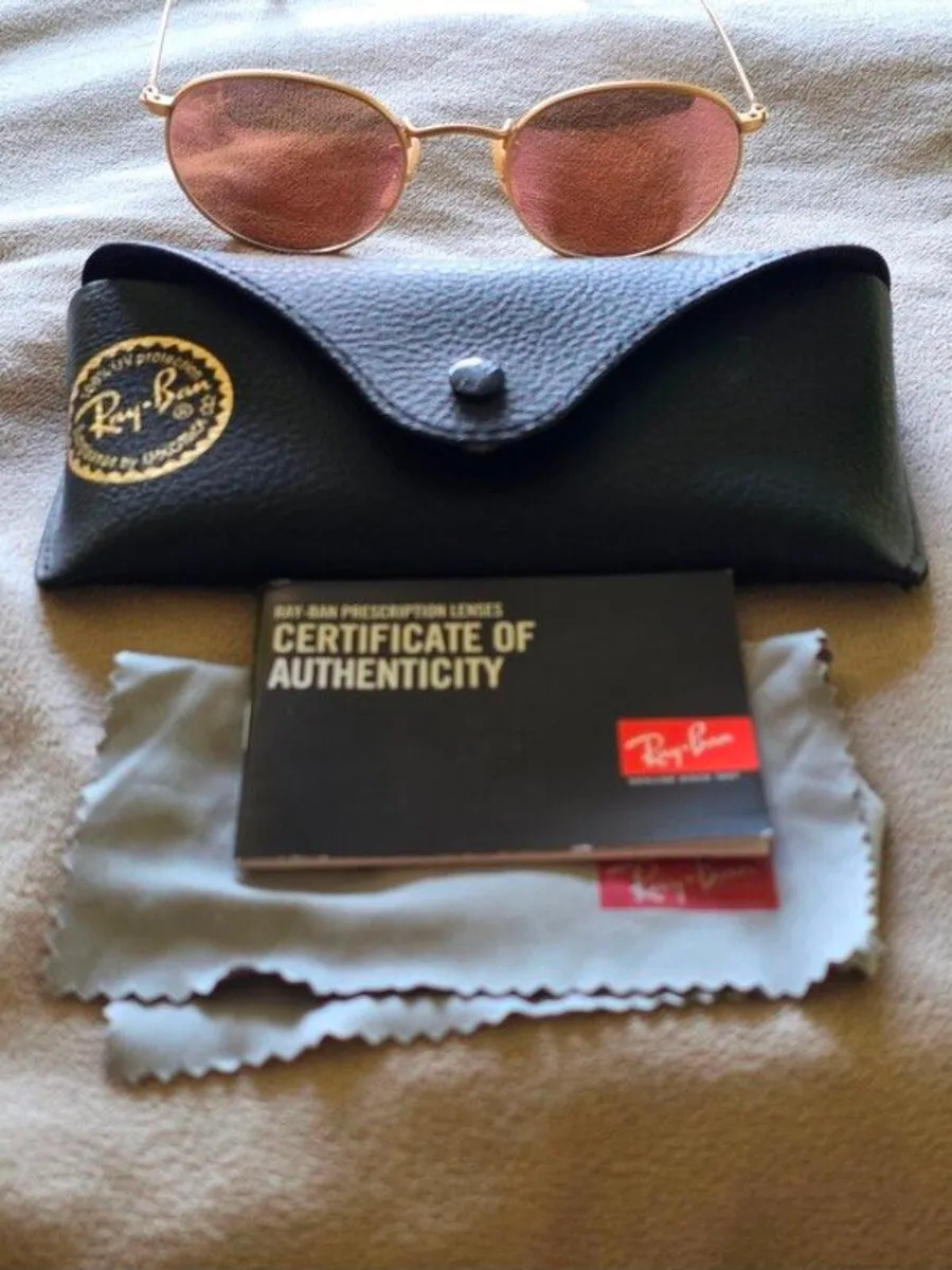 Ray Ban Sunglasses with Copper Lenses - Image 2