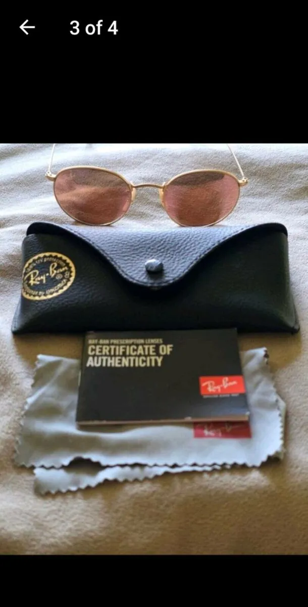 Ray Ban Sunglasses with Copper Lenses - Image 3