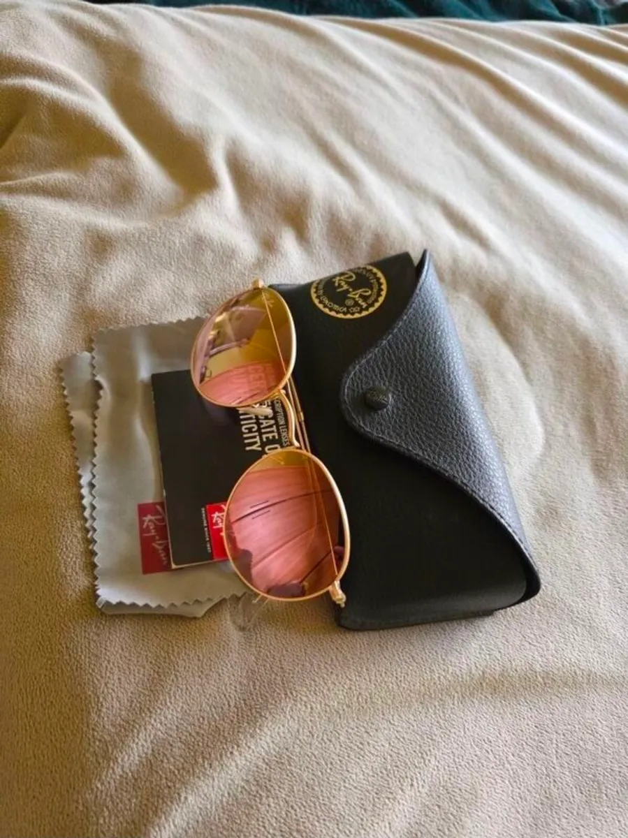 Ray Ban Sunglasses with Copper Lenses - Image 4
