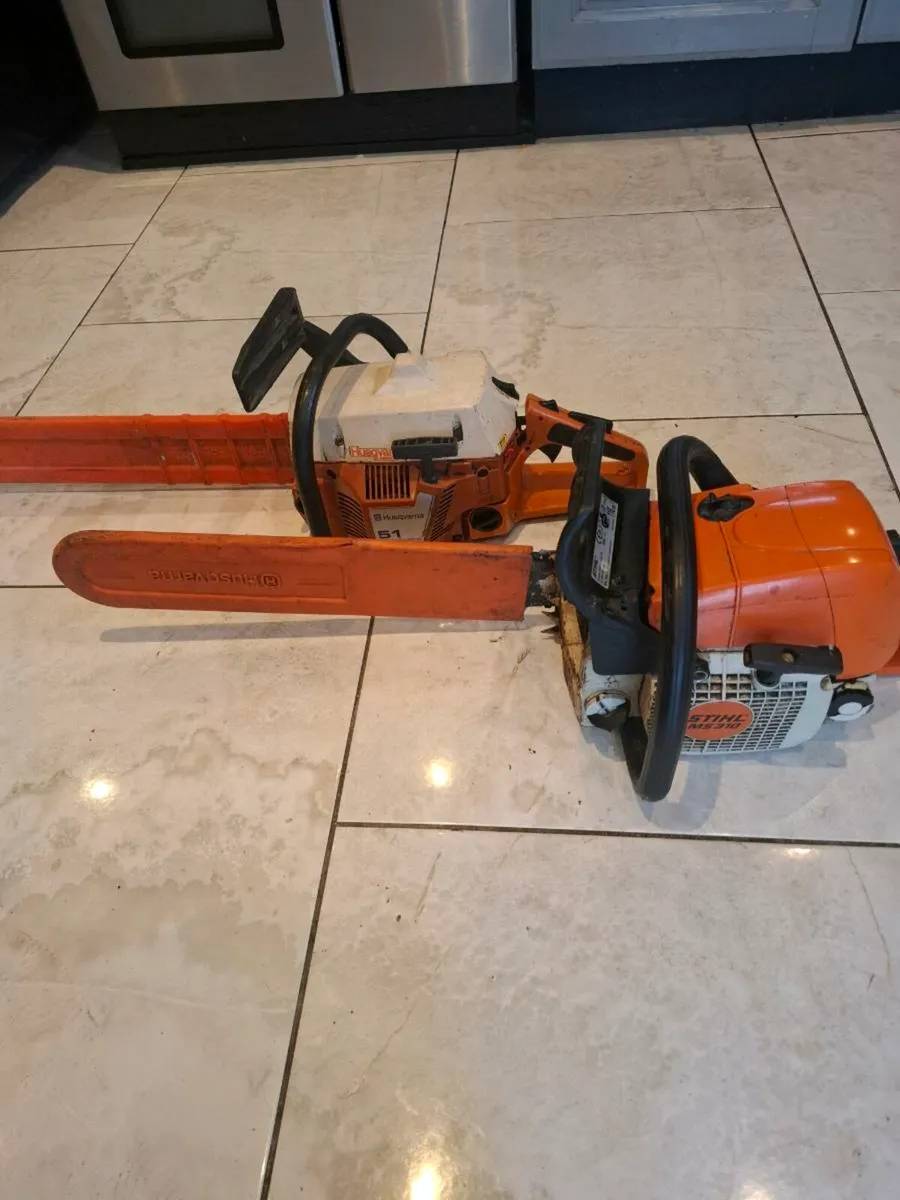 Two chainsaws for sale - Image 1