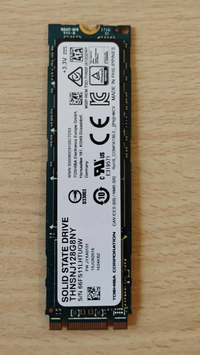 M2 Nvme 128gb Ssd