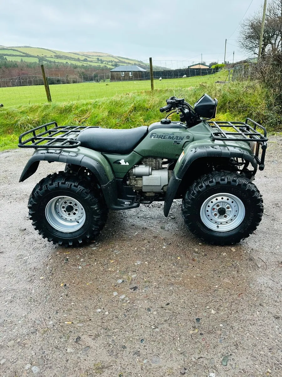 2002 HONDA FOREMAN 450 4X4 ROAD REGISTERED - Image 1