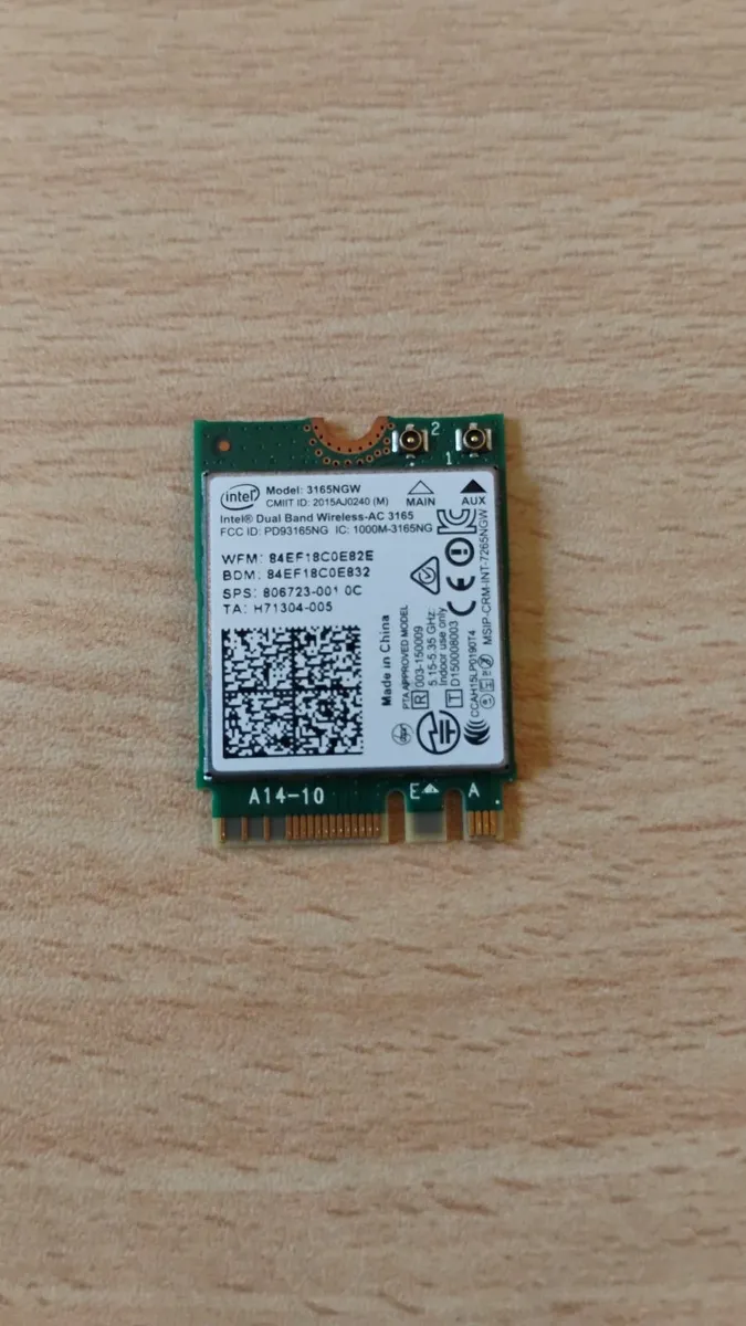 Intel WiFi Card for laptop