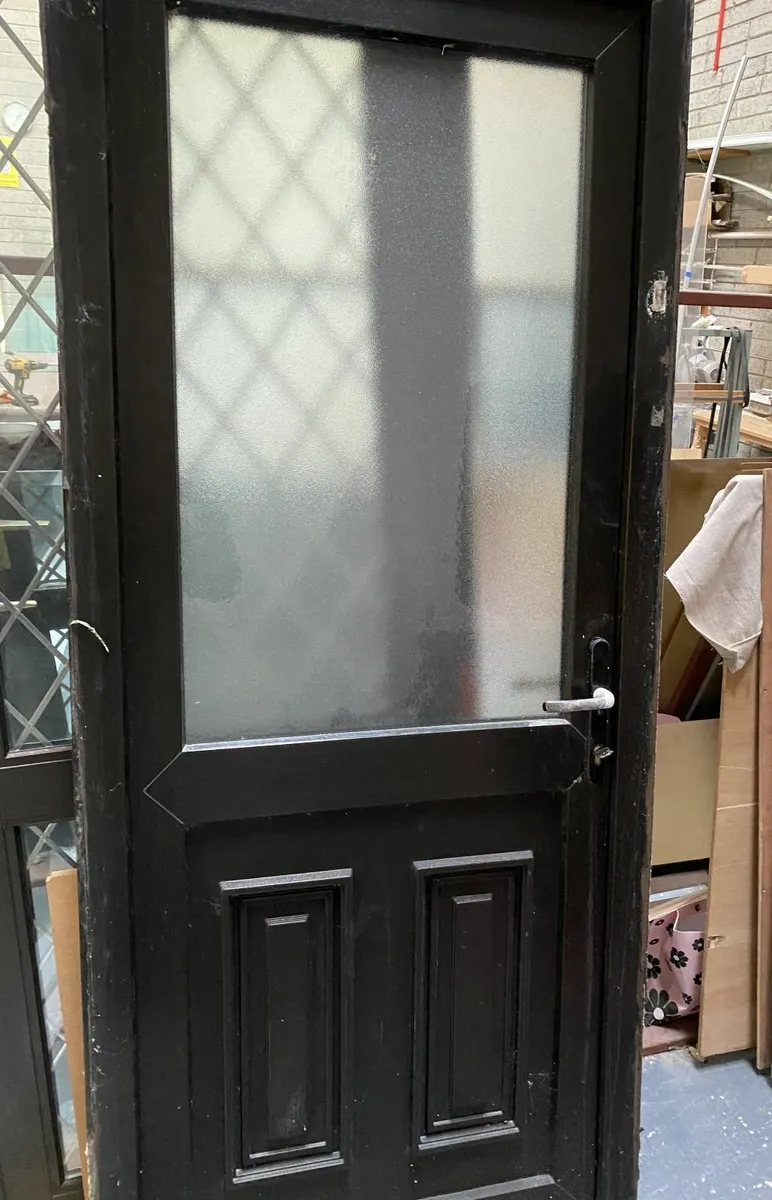 Black PVC Door
