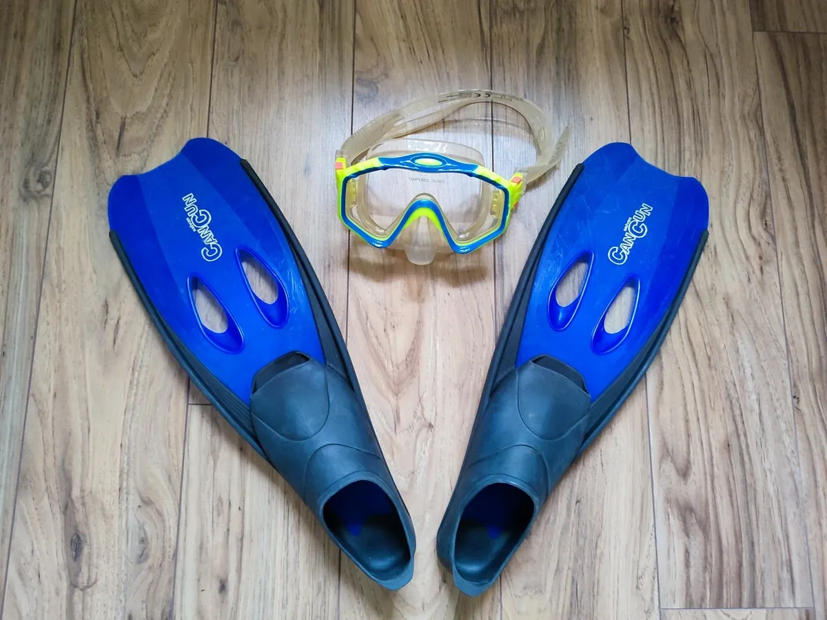 Kids swimming Fins Trainfins & diving mask - Image 1