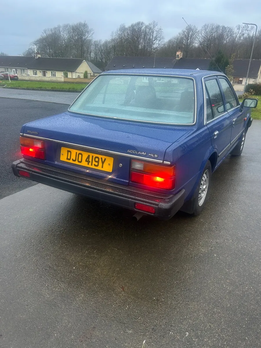 Triumph Acclaim 1982 p/x - Image 3