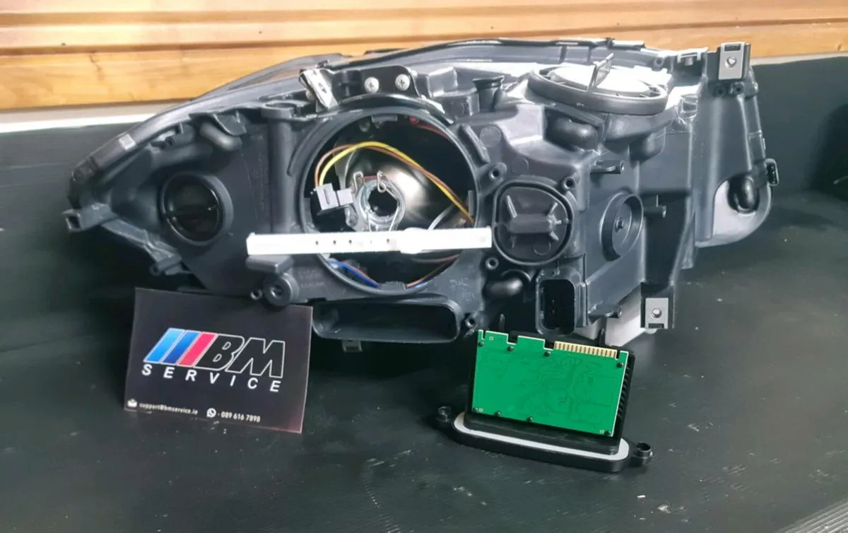 BMW F10 Headlights RHD New PRE LCI Halogen H7 - Image 4